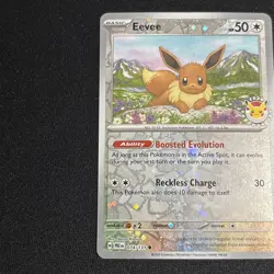 Prismatic Evolutions Eevee 2025 Pokemon Day Promo 074/131 Reverse Holo - Image 3