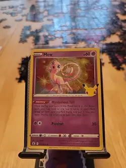 Pokemon TCG Mew Celebrations Holo Rare Card 011/025 Near Mint/Mint Condition - Image 1