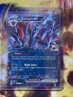 N's Zoroark ex 098/159 Sv09: Journey Together Double Rare Holo NM/M Pokemon TCG - Image 1