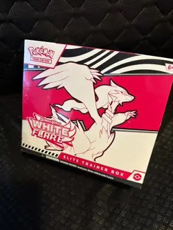 Pokemon Scarlet and Violet White Flare Elite Trainer Box ETB Sealed - Image 1
