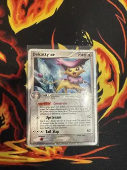 Pokemon TCG Delcatty EX EX Crystal Guardians 91/100 Holo Holo Rare ex - Image 1