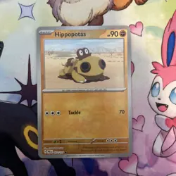 Pokemon TCG Hippopotas 052/131 Prismatic Evolution Masterball Master Ball Mint - Image 1