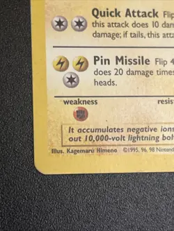 Jolteon 20/64 Jungle First Edition Regular Non-Holo SET BREAK Pokemon 1st - Image 5