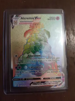 Alcremie VMAX 073/072 Shining Fates Secret Rainbow Rare Holo Pokemon TCG NM - Image 1