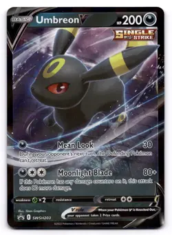 Umbreon V NM SWSH203 Sword & Shield Promo 203 Pokemon TCG Holo - Image 1