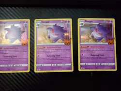 2022 Pokemon Trick Or Trade Gengar Pumpkin Stamped Promo 066/196 Holo Lot Of 6🔥 - Image 4