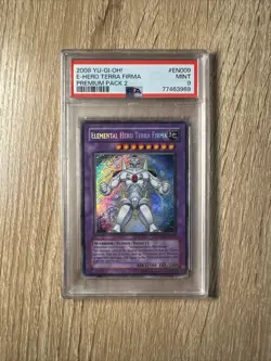 Elemental Hero Terra Firma - PP02-EN009 - Secret Rare - Unlimited PSA 9 - Image 1