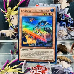 Yugioh Gogogo Goblindbergh DUAD-EN003 Super Rare 1st Ed Near Mint - Image 1