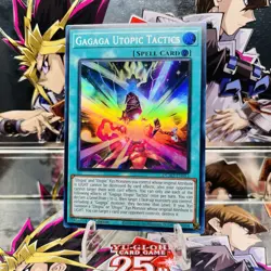 Yugioh Gagaga Utopic Tactics DUAD-EN052 Super Rare 1st Ed Near Mint - Image 1
