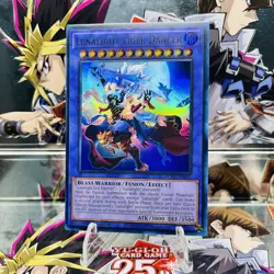 Yugioh Lunalight Liger Dancer DUAD-EN030 Super Rare 1st Ed Near Mint - Image 1