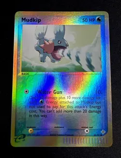 Mudkip 65/97 NM Pokemon TCG EX Dragon Reverse Holo Vintage Card - Image 1