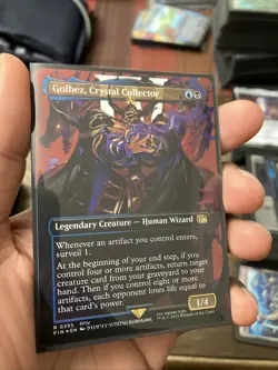Golbez Crystal Collector Borderless Foil Card 0395 Magic the Gathering - Image 1