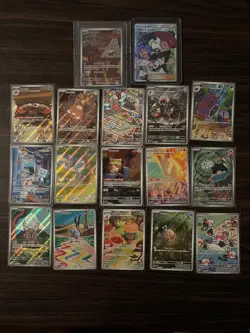Near Mint Pokemon Lot of Illustration Rares including Jesse and James Card - Image 1