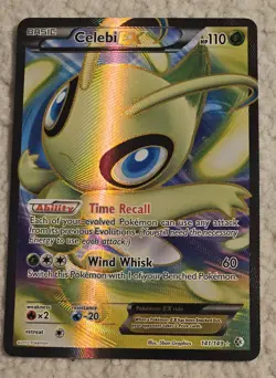Celebi EX 141/149 Boundaries Crossed Ultra Rare Full Art Holo Pokemon Card - Image 2