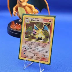 Pokemon TCG Charizard Base Set 2 Holo Unlimited Rare Card 4/130 LP Condition - Image 1