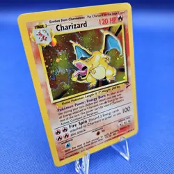 Pokemon TCG Charizard Base Set 2 Holo Unlimited Rare Card 4/130 LP Condition - Image 3