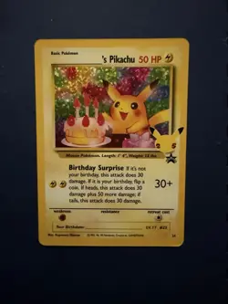 Pokemon TCG Birthday Pikachu Celebrations Classic Collection Promo Card #24 - Image 1