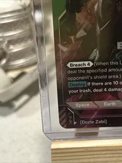 Gundam Card Game Newtype Rising Big Zam GD01-027 R+ Holo Foil - Image 5