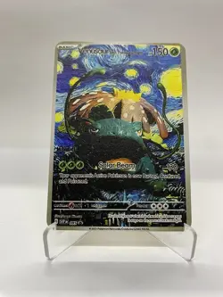 Venusaur Van Gogh Gold Metal Pokemon Card-Collectible Gift Display！ Christmas - Image 1