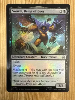 Swarm, Being Of Bees - Foil - SPM - MTG - EN - NM - 0069 - Image 1