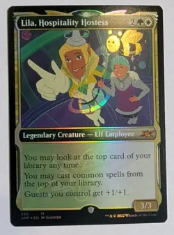 Lila, Hospitality Hostess (Showcase) Unfinity Foil - MTG RARE - Image 1