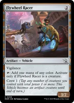 Flywheel Racer -Foil Light Play MTG March of the Machine - Image 1