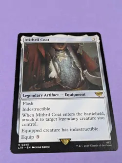 MTG: The Lord of the Rings: Mithril Coat #0245 Rare - NM - Image 1