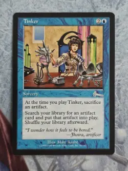 Tinker x 3 - Urza's Legacy - Magic the Gathering - MTG - Light Play - Image 2