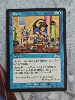 Tinker x 3 - Urza's Legacy - Magic the Gathering - MTG - Light Play - Image 4