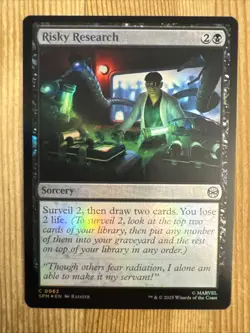 Risky Research - Foil - SPM - MTG - EN - NM - 0062 - Image 1