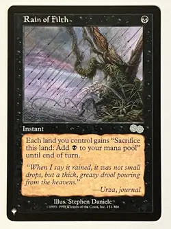 Rain of Filth The List Reprints Non-Foil MTG NM - Image 1