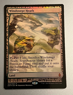 MTG Windswept Heath (Foil) - Zendikar Expeditions #20 - Image 1