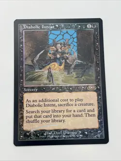 Diabolical Intent FOIL Planeshift Near Mint Never Played Mtg Magic The Gathering - Image 2