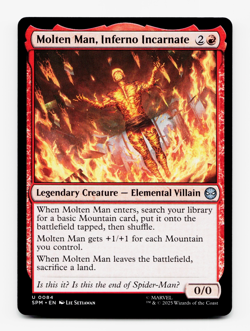 Molten Man, Inferno Incarnate [Marvel's Spider-Man] MTG SPM NM/M 🔥 *Ships Now* - Image 3