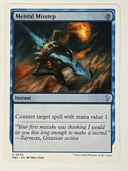 Mental Misstep (White Border) Mystery Booster 2 Non-Foil MTG NM - Image 1