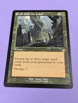MTG Magic: Ravnica Remastered: Life from the Loam #350 Rare - NM - Image 1