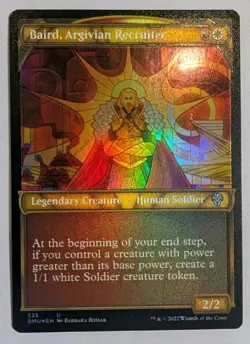 Baird, Argivian Recruiter (Textured Foil) Dominaria United Foil - MTG - Image 1