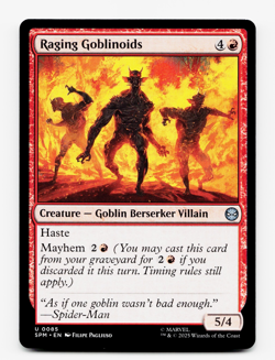 Raging Goblinoids [Marvel's Spider-Man] MTG SPM NM/M 🔥 *Ships Now* - Image 1