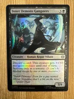 Inner Demons Gangsters - Foil - SPM - MTG - EN - NM - 0057 - Image 1