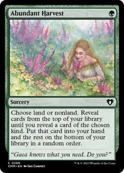 Abundant Harvest - Near Mint MTG Commander Masters - Image 1