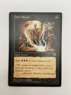 MTG Dark Ritual Mirage Regular Common-LP - Image 1
