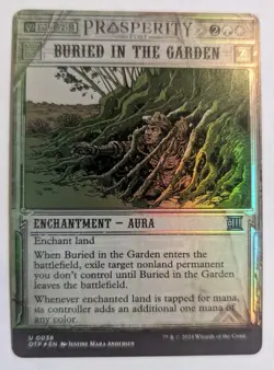 Buried in the Garden Outlaws of Thunder Junction: Breaking News Foil - MTG - Image 1