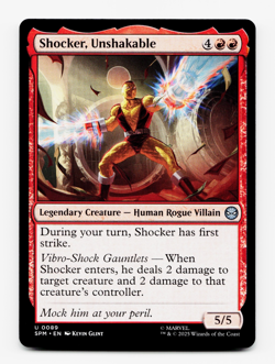 Shocker, Unshakable [Marvel's Spider-Man] MTG SPM NM/M 🔥 *Ships Now* - Image 1