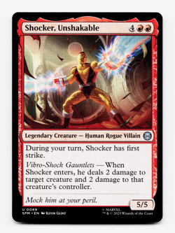 Shocker, Unshakable [Marvel's Spider-Man] MTG SPM NM/M 🔥 *Ships Now* - Image 3
