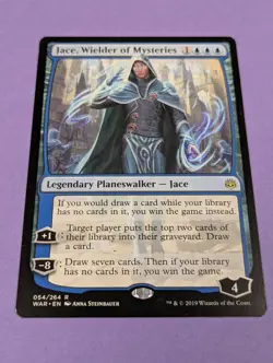 MTG Magic: War of the Spark: Jace, Wielder of Mysteries #054/264 Rare - NM - Image 1
