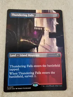 Thundering Falls - #331 (Borderless) Murders at Karlov Manor Regular - Mtg - Image 1