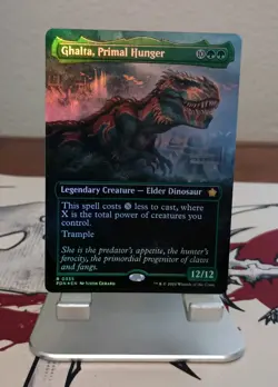 Ghalta, Primal Hunger (Borderless) Foundations Foil #335 MTG Near Mint Rare - Image 1