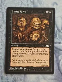Buried Alive x 2 - Weatherlight - Magic the Gathering - MTG - Light Play - Image 2
