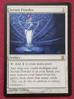 Magic The Gathering DARKSTEEL SERUM POWDER artifact card MTG - Image 1