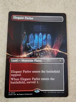 Elegant Parlor - #325 (Borderless) Murders at Karlov Manor Regular- Mtg - Image 1